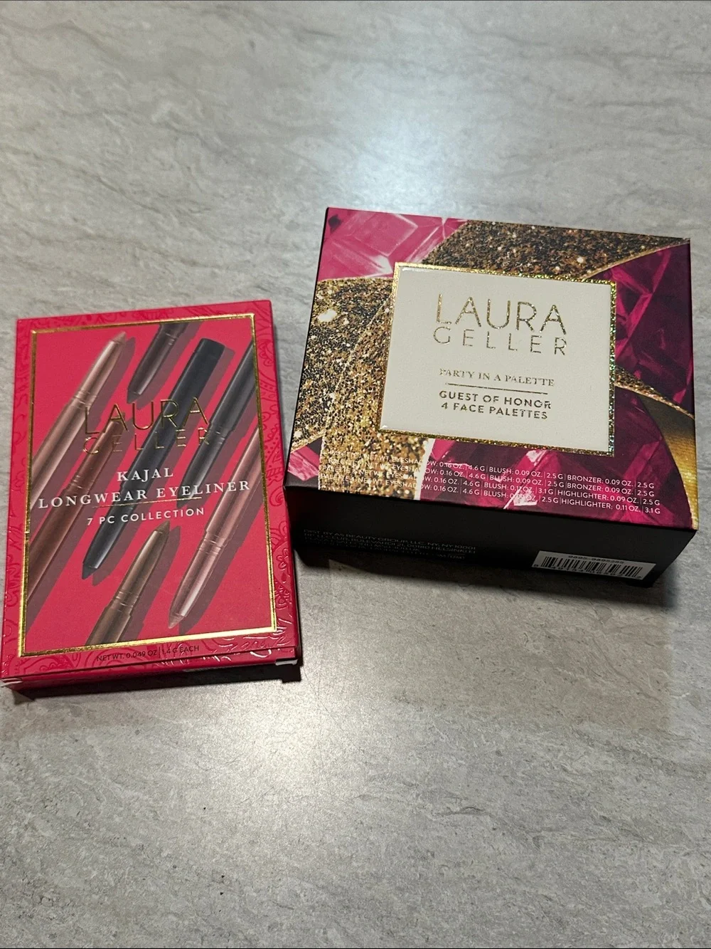 Laura Geller Pink and Gold Eye & Face Palette Duo